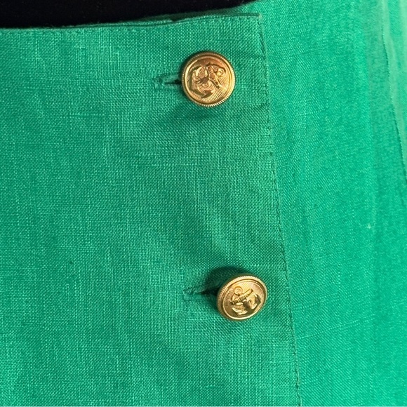 100% Linen Skirt by Kenneth Gordon of New Orleans - Fully Lined - Size 12 - Picture 10 of 12